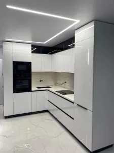 Кухня 870, угловая, белая