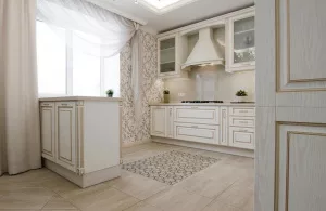 Кухня 461, угловая, белая