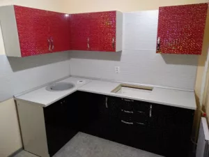 Угловая Кухня Пластик Ю-481